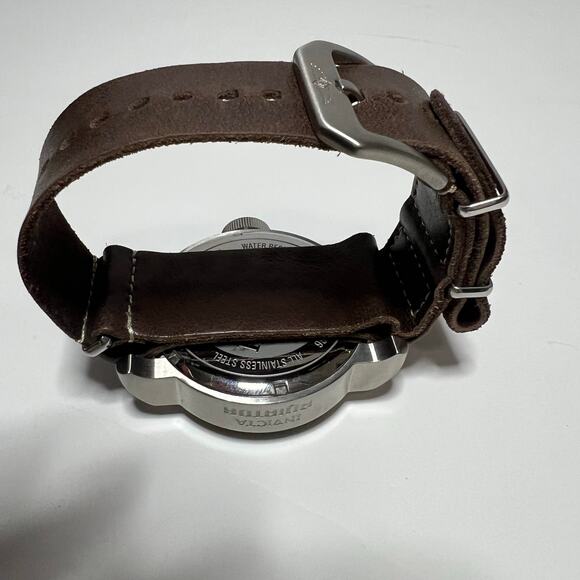 Invicta Mens Aviator Model 18886 Stainless Steel Quartz Watch - Picture 5 of 9